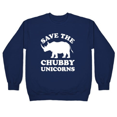 Save The Chubby Unicorns Crewneck Sweatshirt