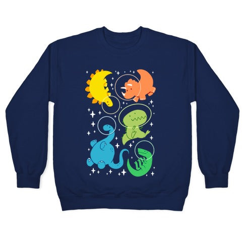 Space Dinos Crewneck Sweatshirt