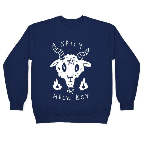 Spicy Heck Boy Satan Crewneck Sweatshirt