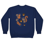Squirrels In Space Crewneck Sweatshirt