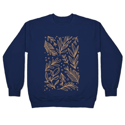 Tan Botanicals Crewneck Sweatshirt