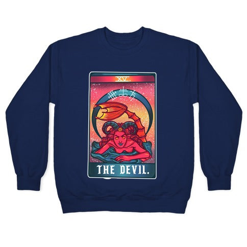 The Devil Siren Tarot Crewneck Sweatshirt