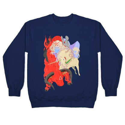 The Last Unicorn and the Red Bull Crewneck Sweatshirt