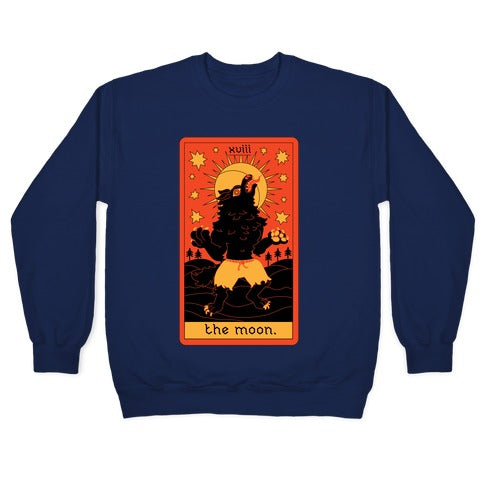 The Moon Werewolf Tarot Crewneck Sweatshirt
