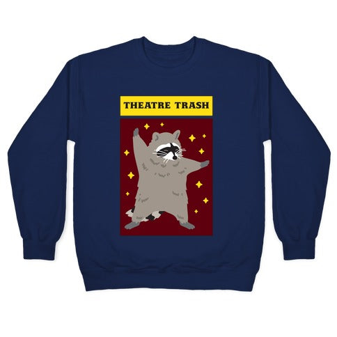 Theatre Trash Raccoon Crewneck Sweatshirt