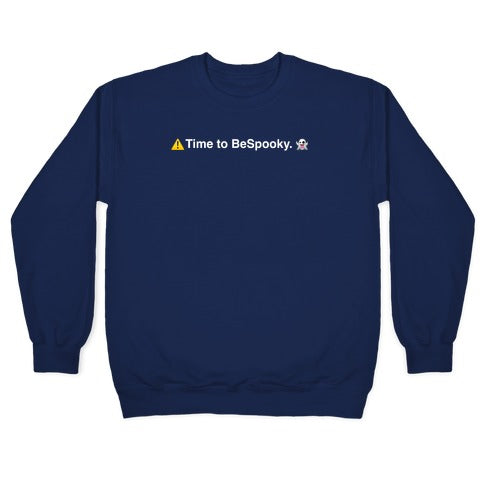 Time to BeSpooky. (BeReal Parody) Crewneck Sweatshirt