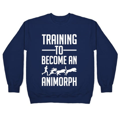 Training To Become An Animorph Crewneck Sweatshirt