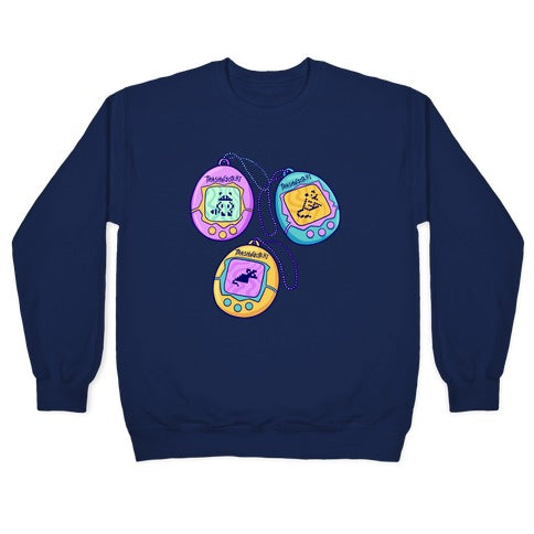 Trashagotchi (Raccoon, Opossum, Rat) Crewneck Sweatshirt