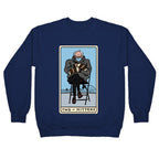 Two of Mittens (Bernie Tarot Parody) Crewneck Sweatshirt