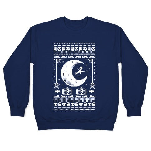 Ugly Halloween Sweater Crewneck Sweatshirt