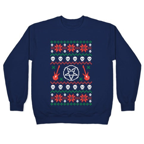 Ugly Sweater Heavy Metal Crewneck Sweatshirt