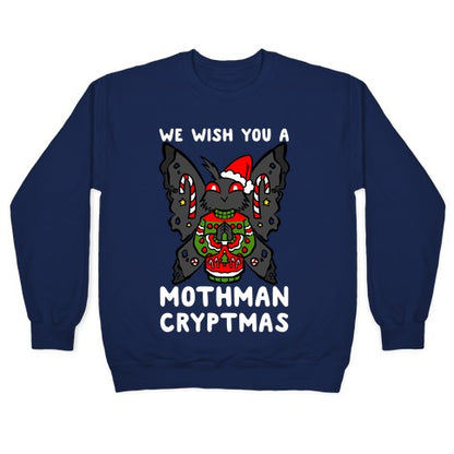 We Wish You A Mothman Cryptmas Crewneck Sweatshirt