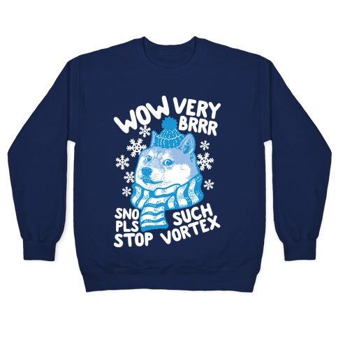 Winter Doge Crewneck Sweatshirt