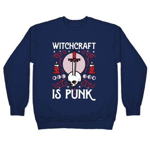 Witchcraft is Punk Crewneck Sweatshirt