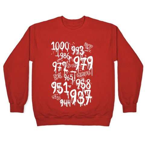 1000 Minus 7 Crewneck Sweatshirt