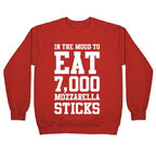 7,000 Mozzarella Sticks Crewneck Sweatshirt