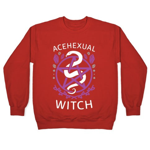 Acehexual Witch Crewneck Sweatshirt