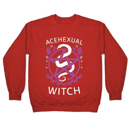 Acehexual Witch Crewneck Sweatshirt