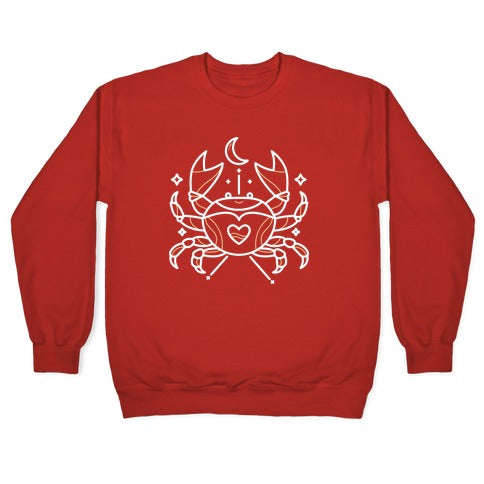 Astrology Cancer Crab Crewneck Sweatshirt