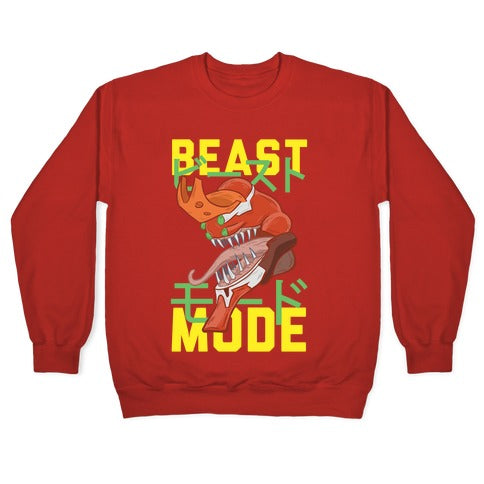 Beast Mode Eva Parody Crewneck Sweatshirt