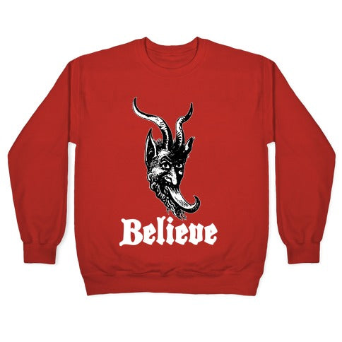 Believe In Krampus Crewneck Sweatshirt
