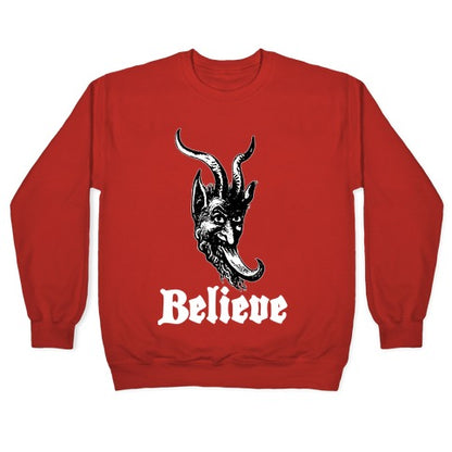 Believe In Krampus Crewneck Sweatshirt