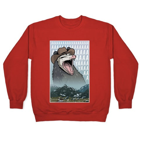 Big Enough Possum Crewneck Sweatshirt