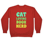 Cat-loving, Book-nerd Crewneck Sweatshirt