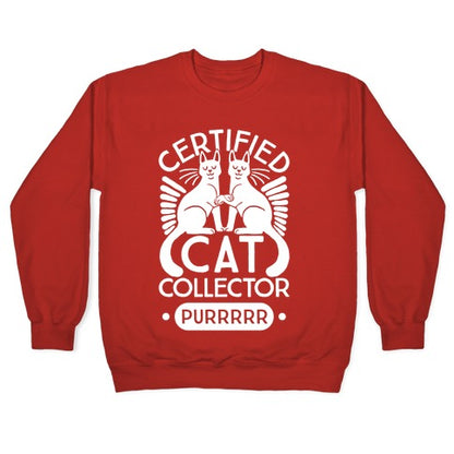 Certified Cat Collector Crewneck Sweatshirt
