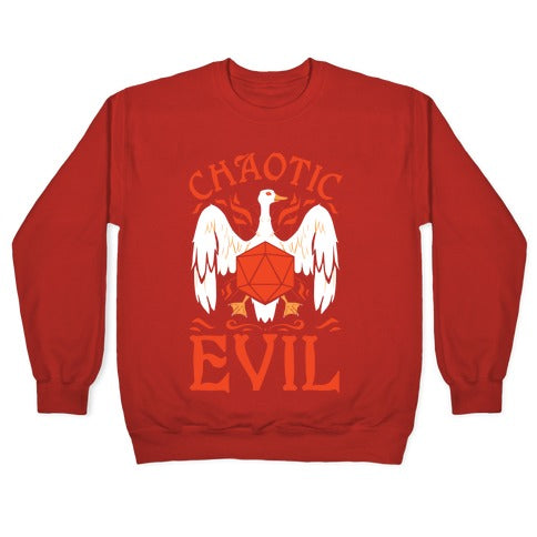 Chaotic Evil Goose Crewneck Sweatshirt
