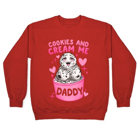 Cookies and Cream Me Daddy Crewneck Sweatshirt