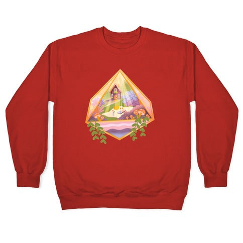 Cottagecore Terrarium Crewneck Sweatshirt