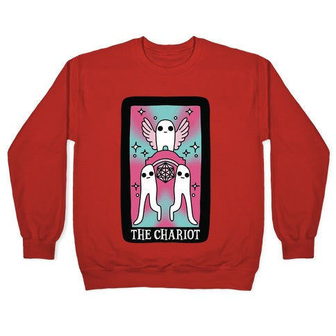 Creepy Cute Tarot : The Chariot Fresno Nightcrawler Crewneck Sweatshirt