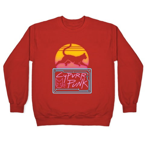 Cypurr Punk Crewneck Sweatshirt