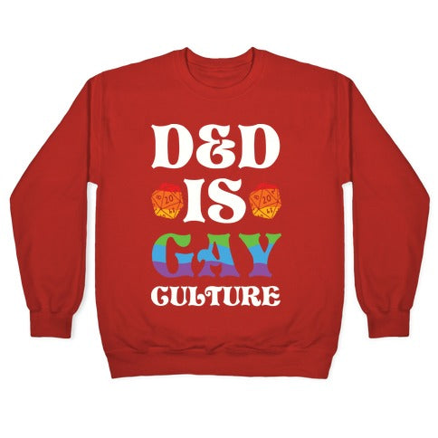 D&D Is Gay Culture Crewneck Sweatshirt