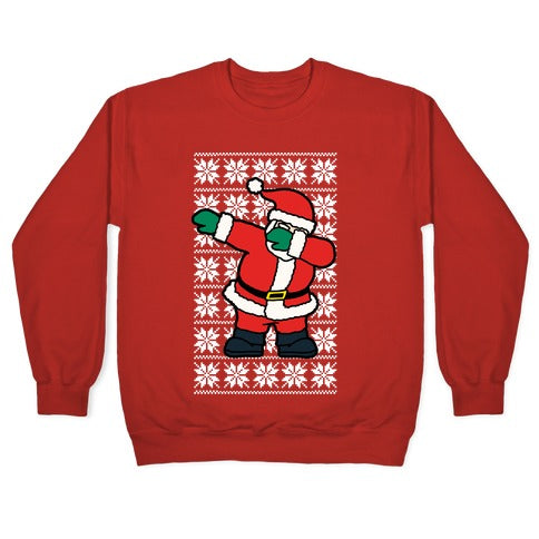 Dabbing Santa Crewneck Sweatshirt