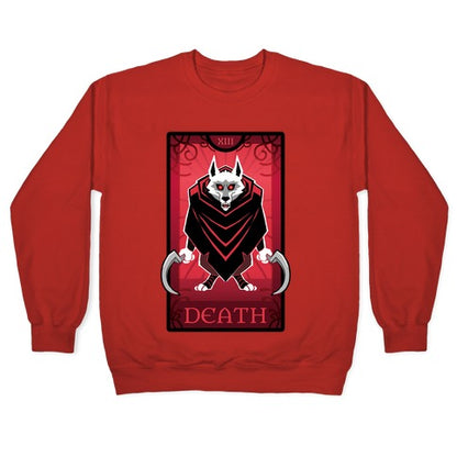 Death Wolf Tarot Crewneck Sweatshirt