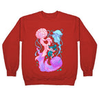 Deep Sea Diver & Jellyfish Crewneck Sweatshirt