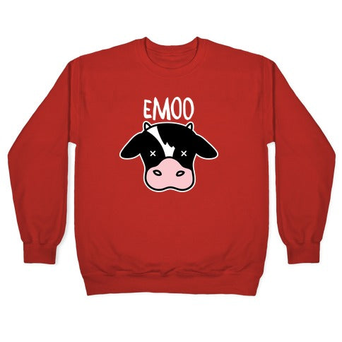 Emoo Emo Cow Crewneck Sweatshirt