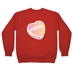 Feral Candy Heart Crewneck Sweatshirt