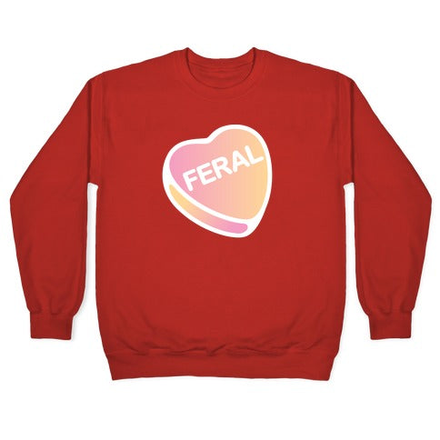 Feral Candy Heart Crewneck Sweatshirt