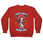 Fight Like a Demon Girl Nezuko Crewneck Sweatshirt