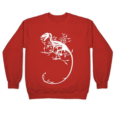 Floral Dinosaur Crewneck Sweatshirt