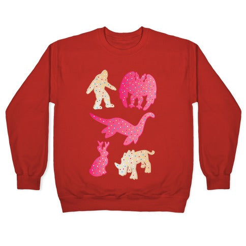 Frosted Cryptid Crackers Crewneck Sweatshirt