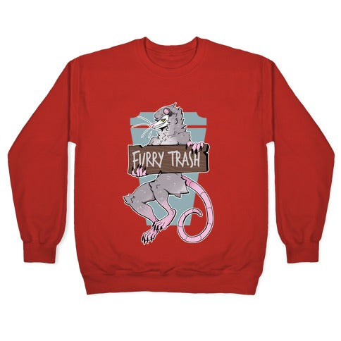 Furry Trash Crewneck Sweatshirt