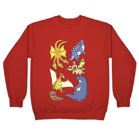 Godzilla and Friends Crewneck Sweatshirt