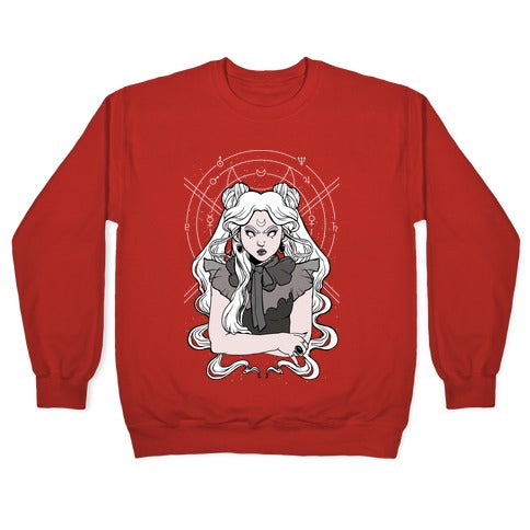 Goth Usagi (Sailor Moon Parody) Crewneck Sweatshirt