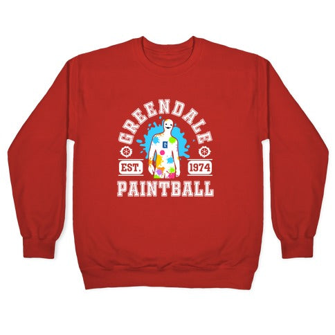 Greendale Community College Paintball Crewneck Sweatshirt