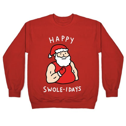 Happy Swole-idays Christmas Crewneck Sweatshirt