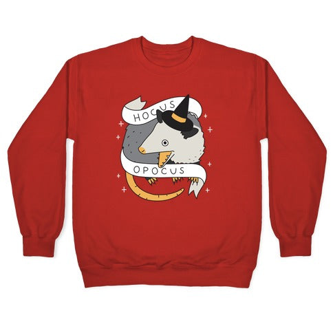 Hocus Opocus Opossum Crewneck Sweatshirt